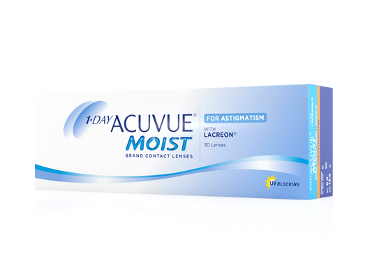 Lentes de Contacto 1 Day Acuvue Moist para Astigmatismo