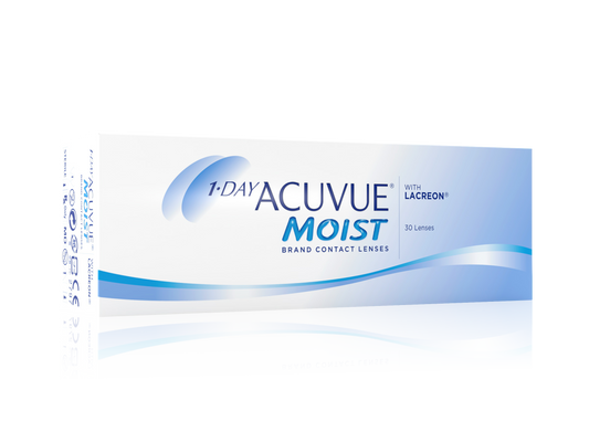 Lentes de Contacto 1 Day Acuvue Moist para Miopía e Hipermetropía