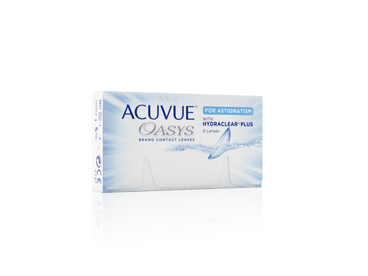 Lentes de Contacto Acuvue Oasys con Hydraclear para Astigmatismo OUTLET