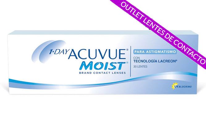 Lentes de Contacto 1 Day Acuvue Moist para Astigmatismo OUTLET