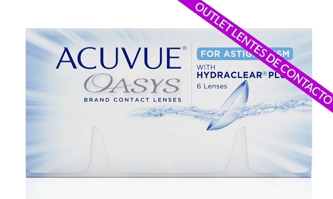 Lentes de Contacto Acuvue Oasys con Hydraclear para Astigmatismo OUTLET