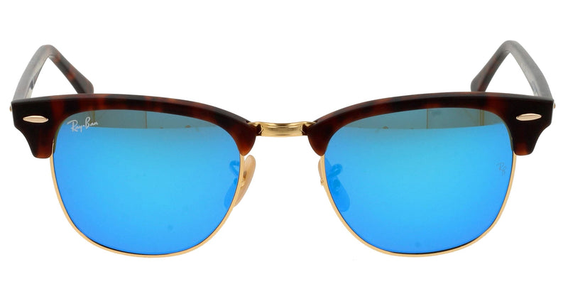 Lente Solar Ray Ban RB3016 Clubmaster Dorado