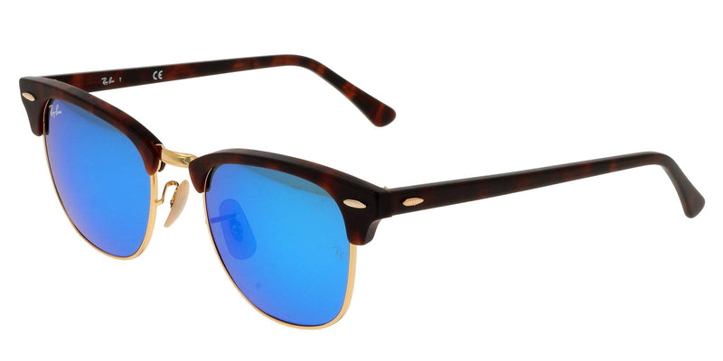 Lente Solar Ray Ban RB3016 Clubmaster Dorado