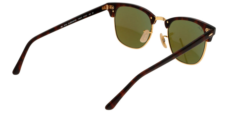 Lente Solar Ray Ban RB3016 Clubmaster Dorado