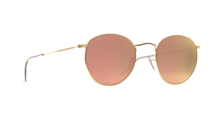 Lentes de Sol Ray Ban RB3447 Round  Dorado