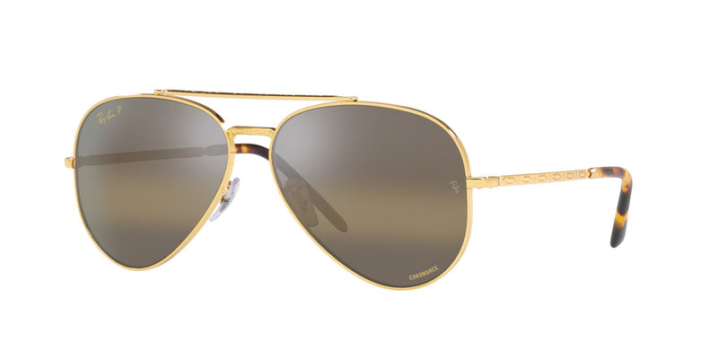 Lentes de Sol Ray Ban RB3625 New Aviator Dorado