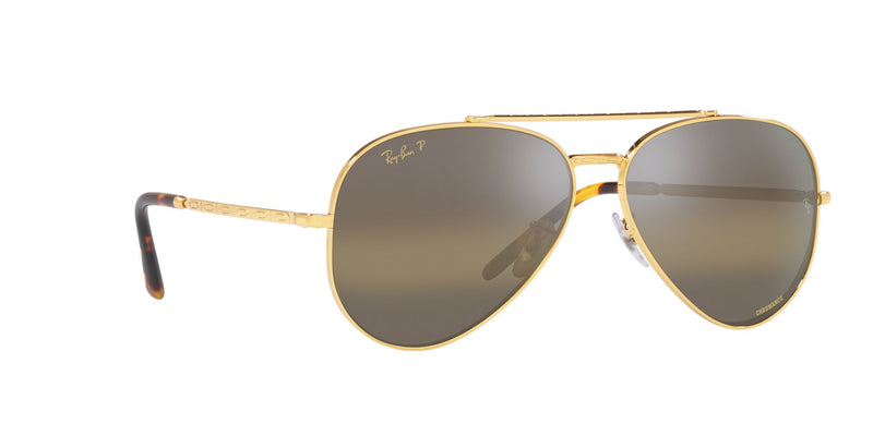 Lentes de Sol Ray Ban RB3625 New Aviator Dorado