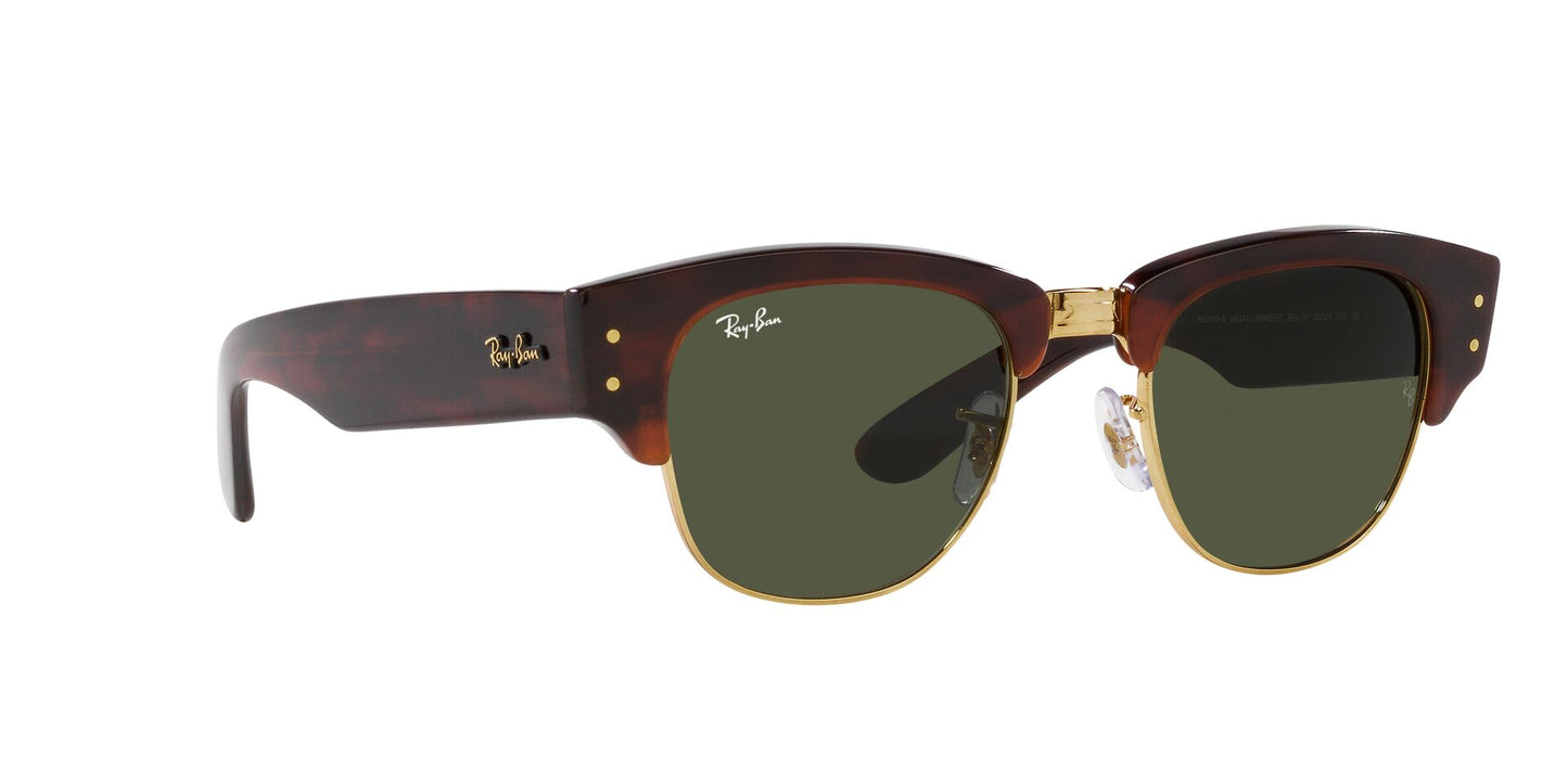 Lente Solar Ray Ban RB0316S Mega Clubmaster Café