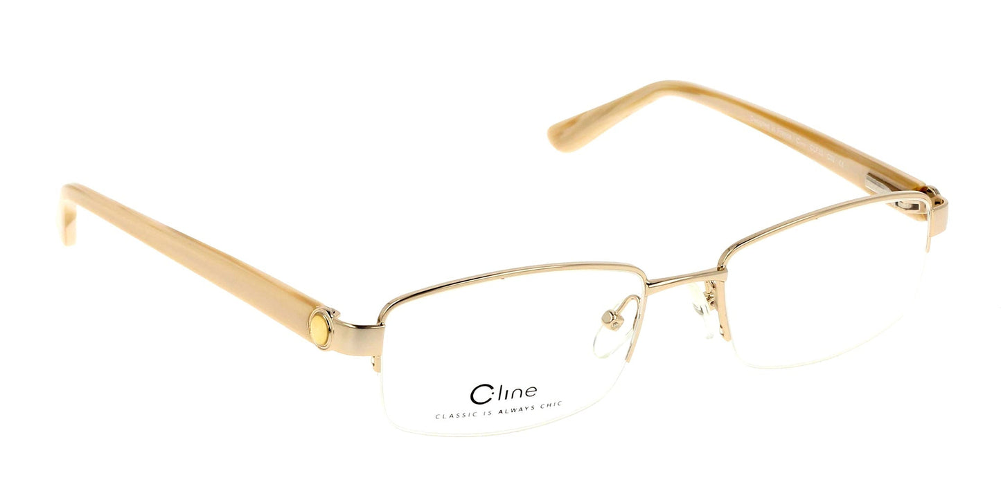 Lente Oftálmico C-Line CLF33 Dorado-Más Visión México