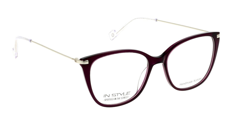 Lente Oftálmico In Style ISHF01 Morado-Más Visión México