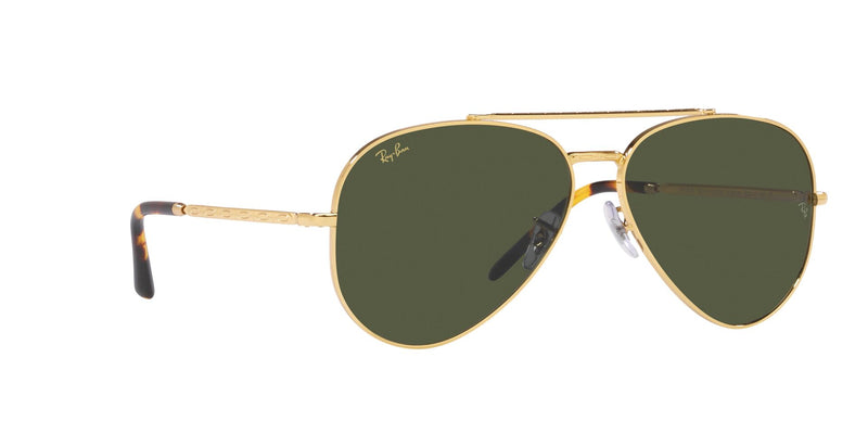 Lente Solar Ray Ban RB3625 New Aviator Dorado